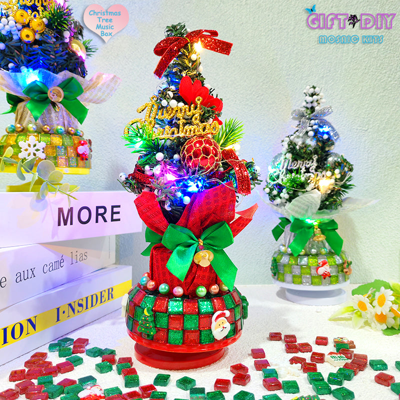 DIY Mosaic Art Christmas Tree Kits
