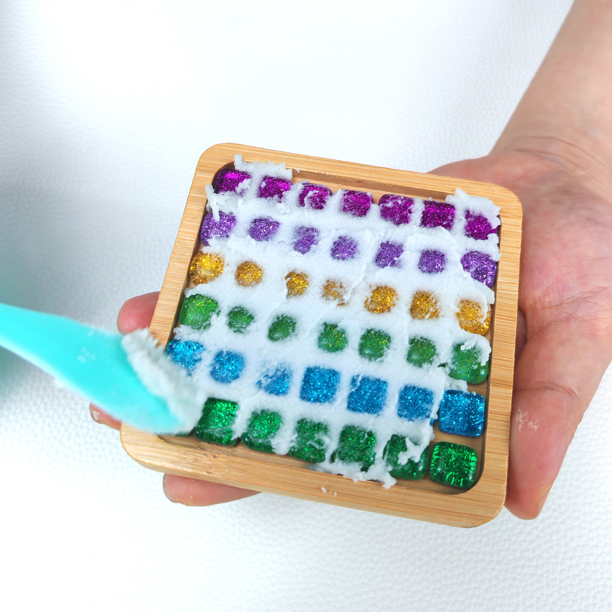 4 Pieces DIY Mosaic Handmade Gift ＆ Craft Material Kit