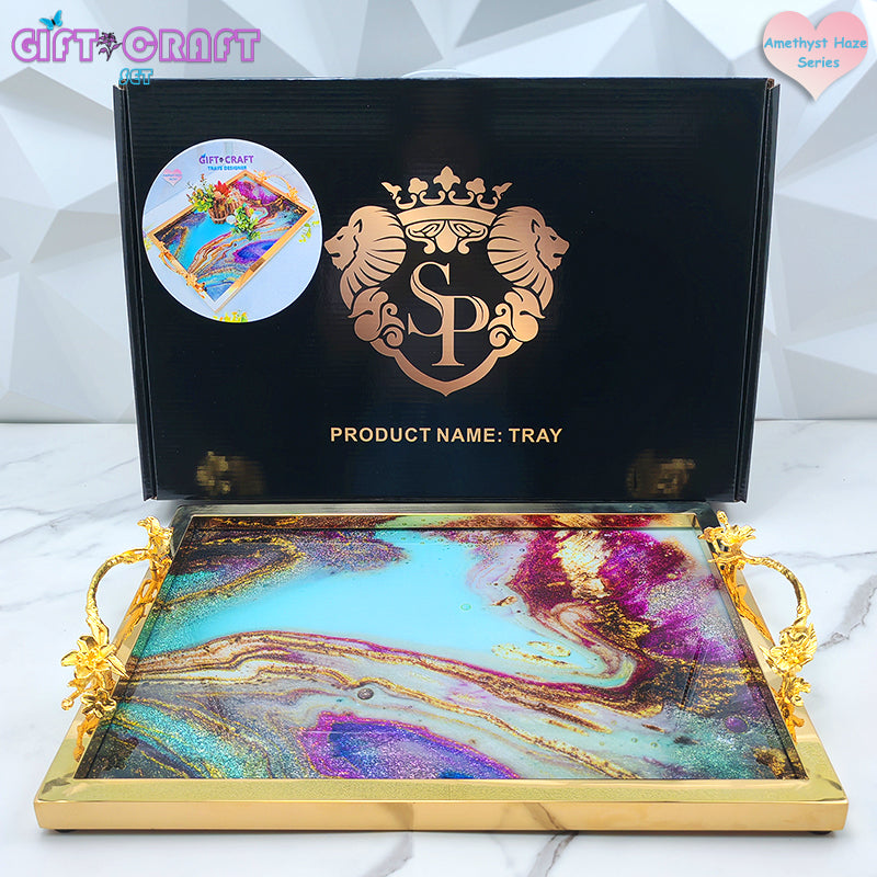 Designer Tray Gift, Decorative Serving Tray for Home, Party, Souvenir, Wedding, Gift