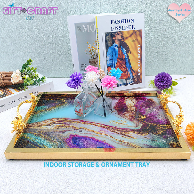 Designer Tray Gift, Decorative Serving Tray for Home, Party, Souvenir, Wedding, Gift
