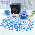 DIY Castle Mosaic Music Box Kit - Handmade Craft Gift for Kids & Adults