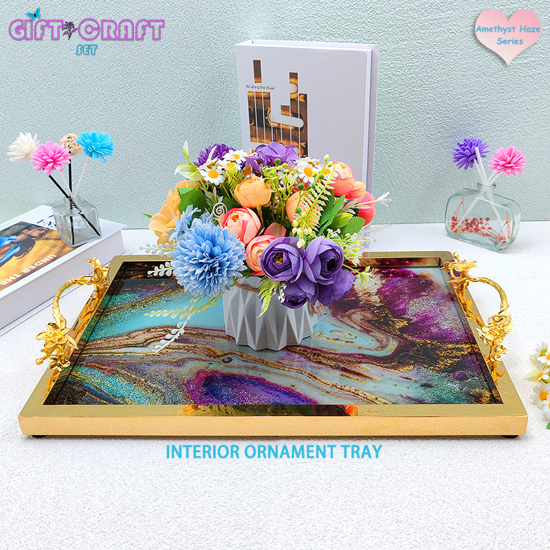 Designer Tray Gift, Decorative Serving Tray for Home, Party, Souvenir, Wedding, Gift