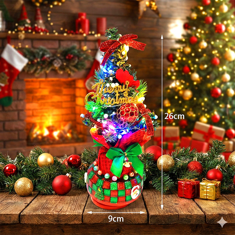 DIY Mosaic Christmas Tree Music Box Kit | Rotating Musical Craft Gift for Kids & Adults, Christmas Birthday Wedding